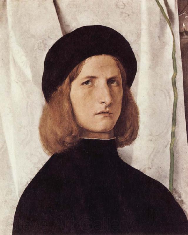 Lorenzo Lotto Portrait of a Young Man Germany oil painting art